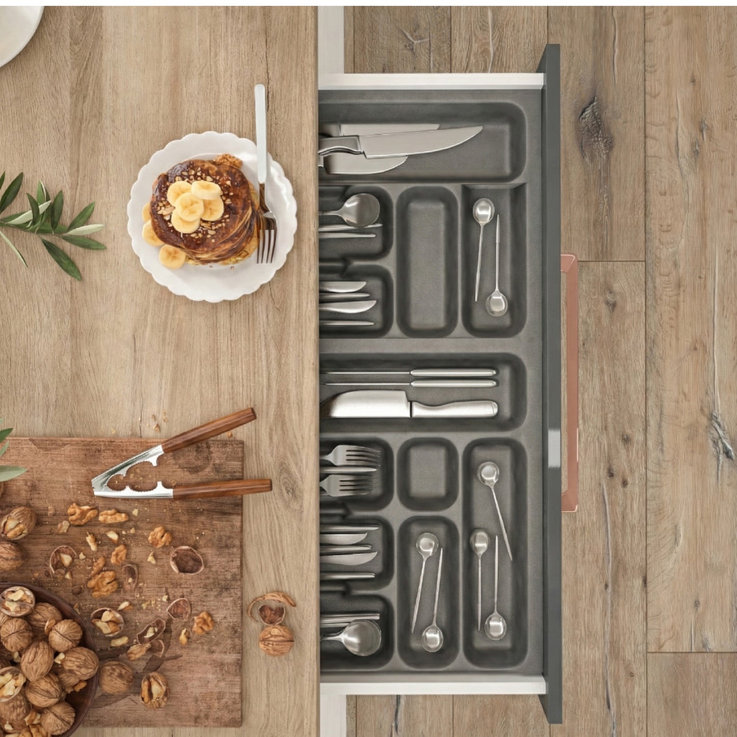 Epona Custom Kitchen Set - Graphite Gloss