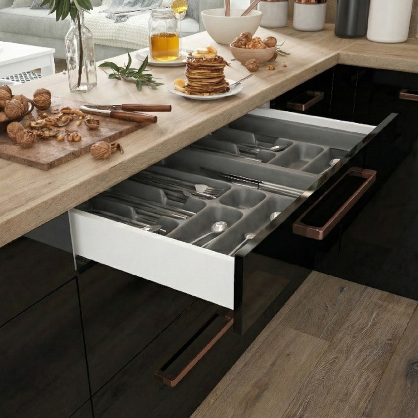 Epona Custom Kitchen Set - Black Gloss
