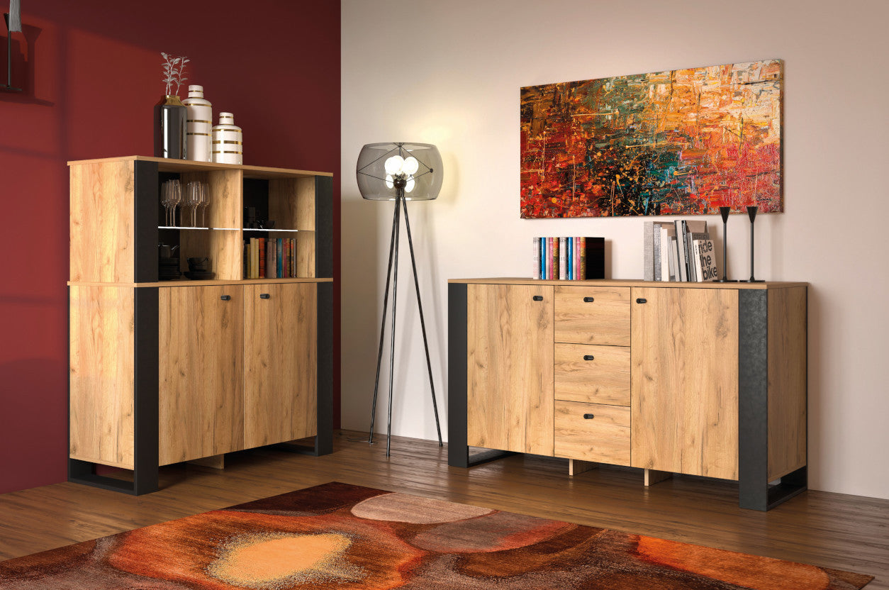 Wood 2 Door Wardrobe