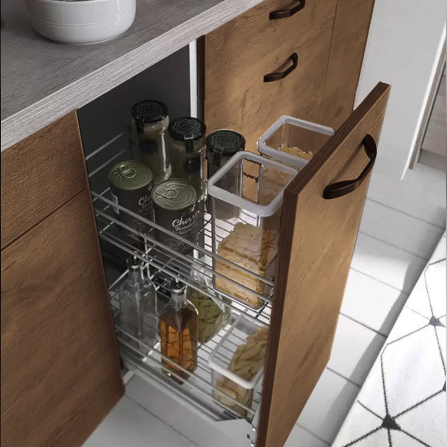 Hazel Custom Kitchen Set - Tabac Oak