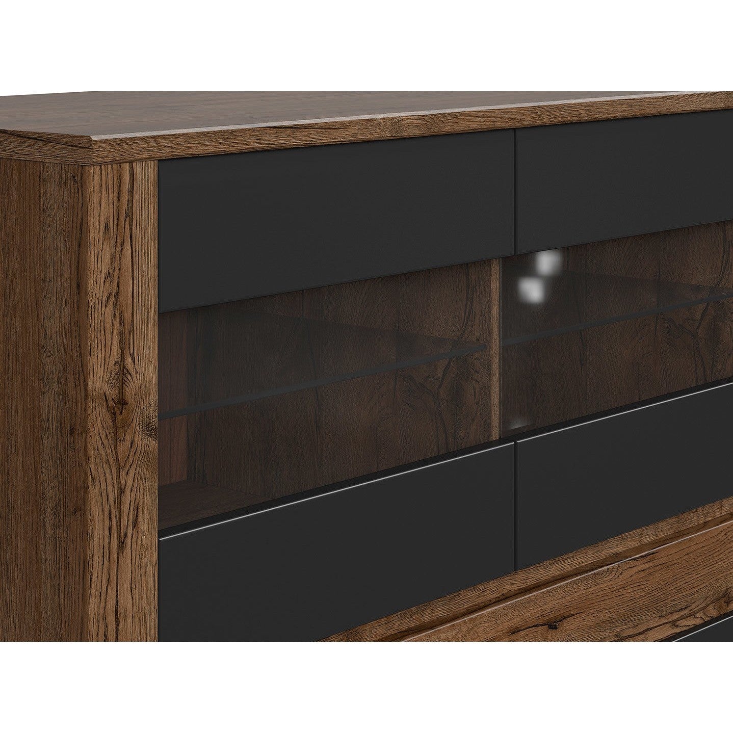 Ruso display cabinet KOM3W3D