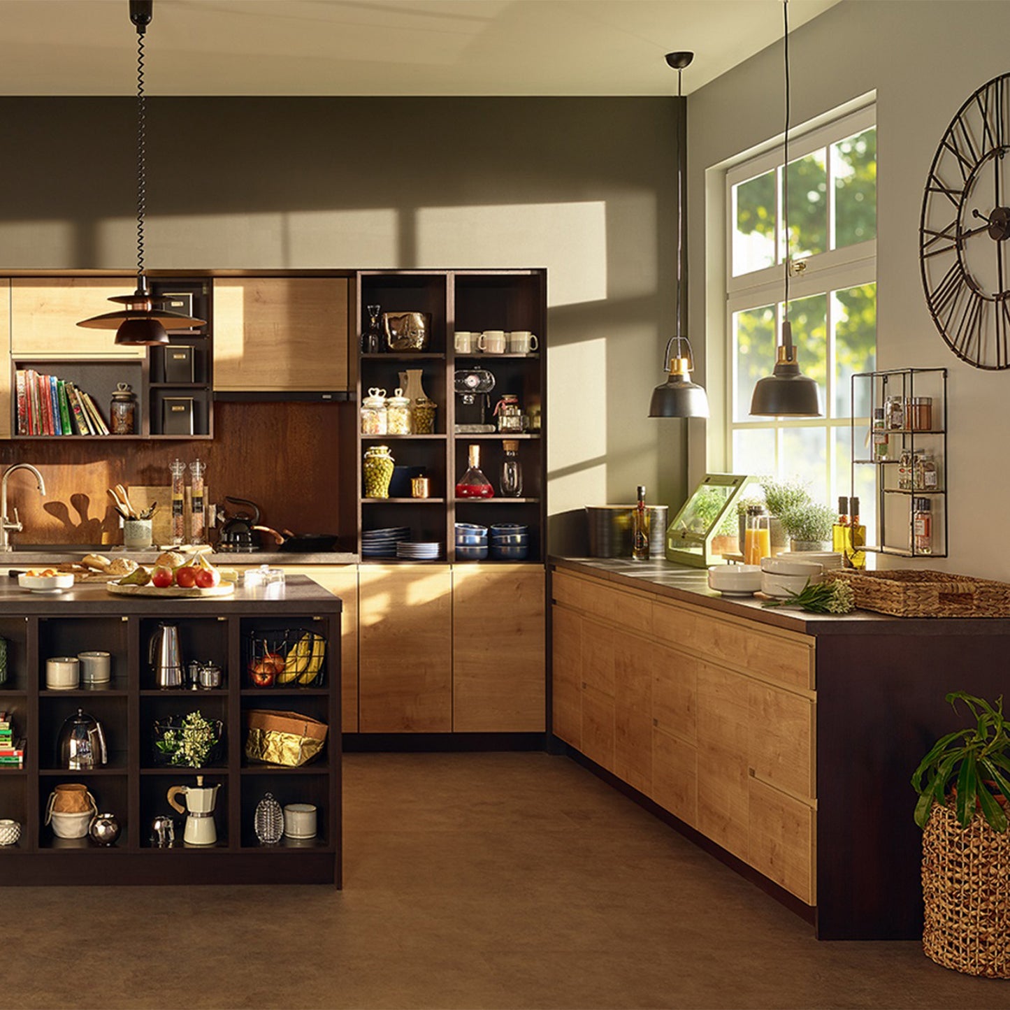 William Custom Kitchen Set - Arlington Oak