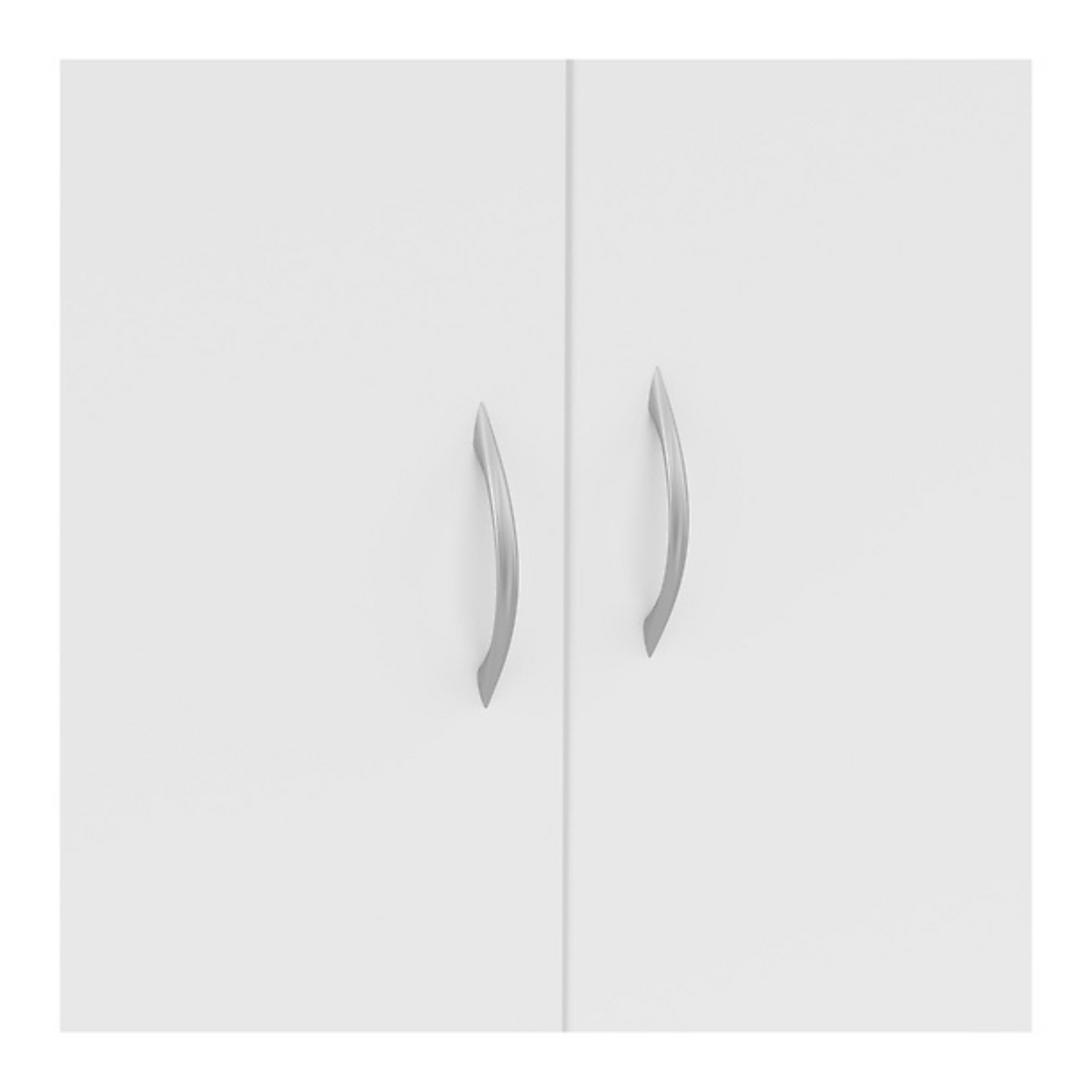 Cossa Two Door Wardrobe 91cm - White