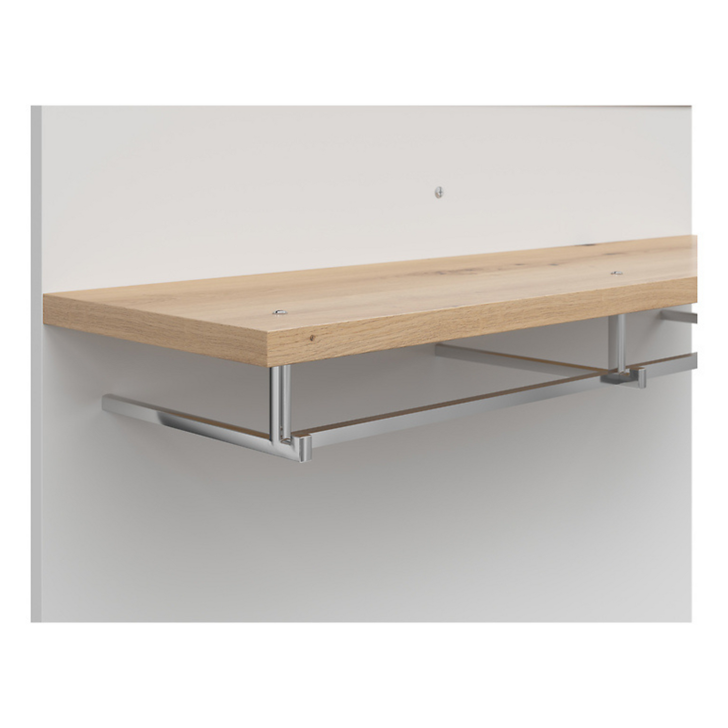 Yodi Wall Hanger for Hallway - White / Artisan Oak