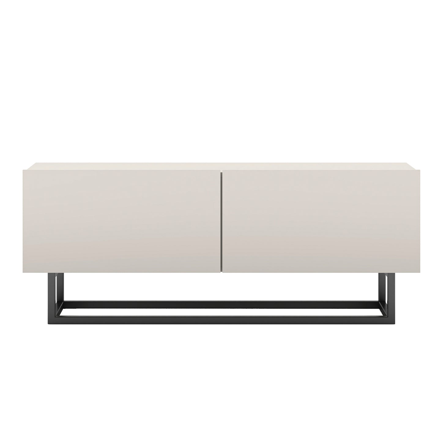 Enjoy Minimalist Freestanding TV Unit with Metal Base – Cashmere