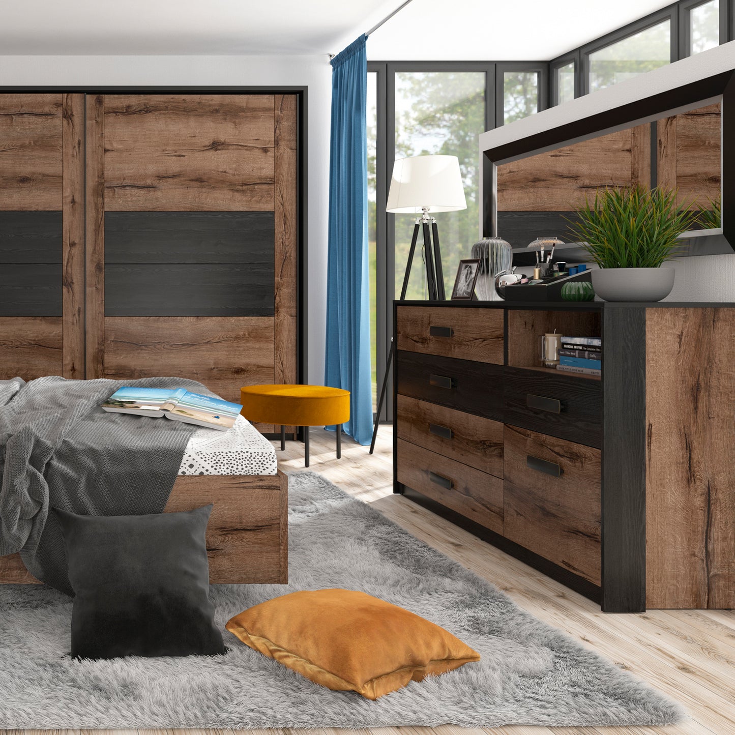 Kassel 5 Drawers Sideboard