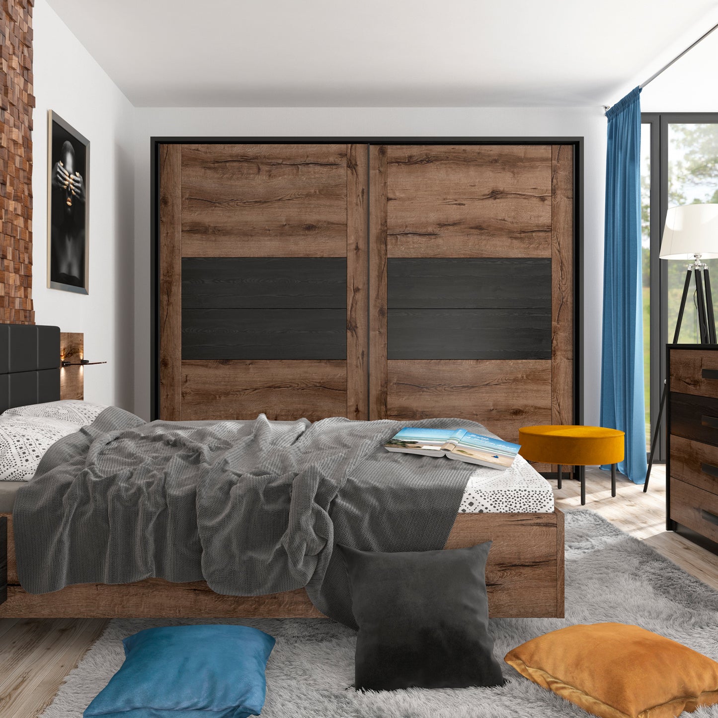 Kassel 2 Door Sliding Wardrobe