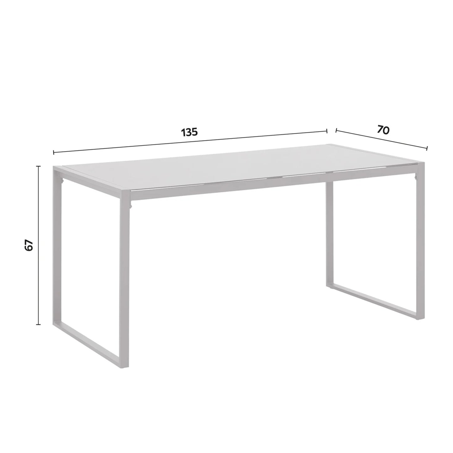 Evora Metal Frame Outdoor Lounge Set - Graphite