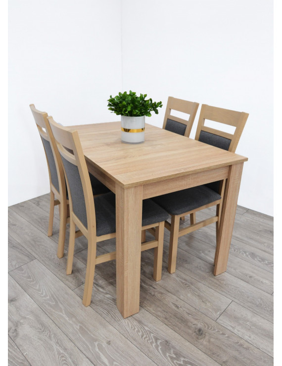 Ramen Midi Extending Dining Table With, Sonoma Dining Table 6 Chairs Set Of 4