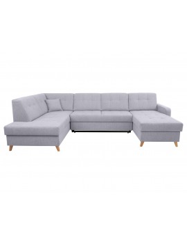 Lars U shape corner sofa bed with storage