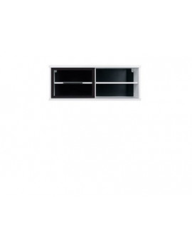 Fever hanging glass door bookcase SFW1 white