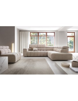 Zurich corner sofa with pull-out seat