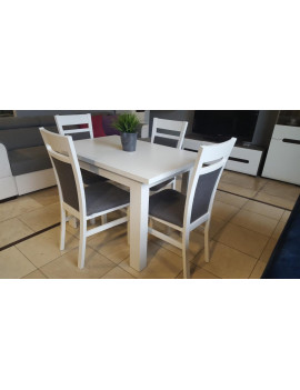 SET of BRW extending dining table and 4 chairs Kamil 2