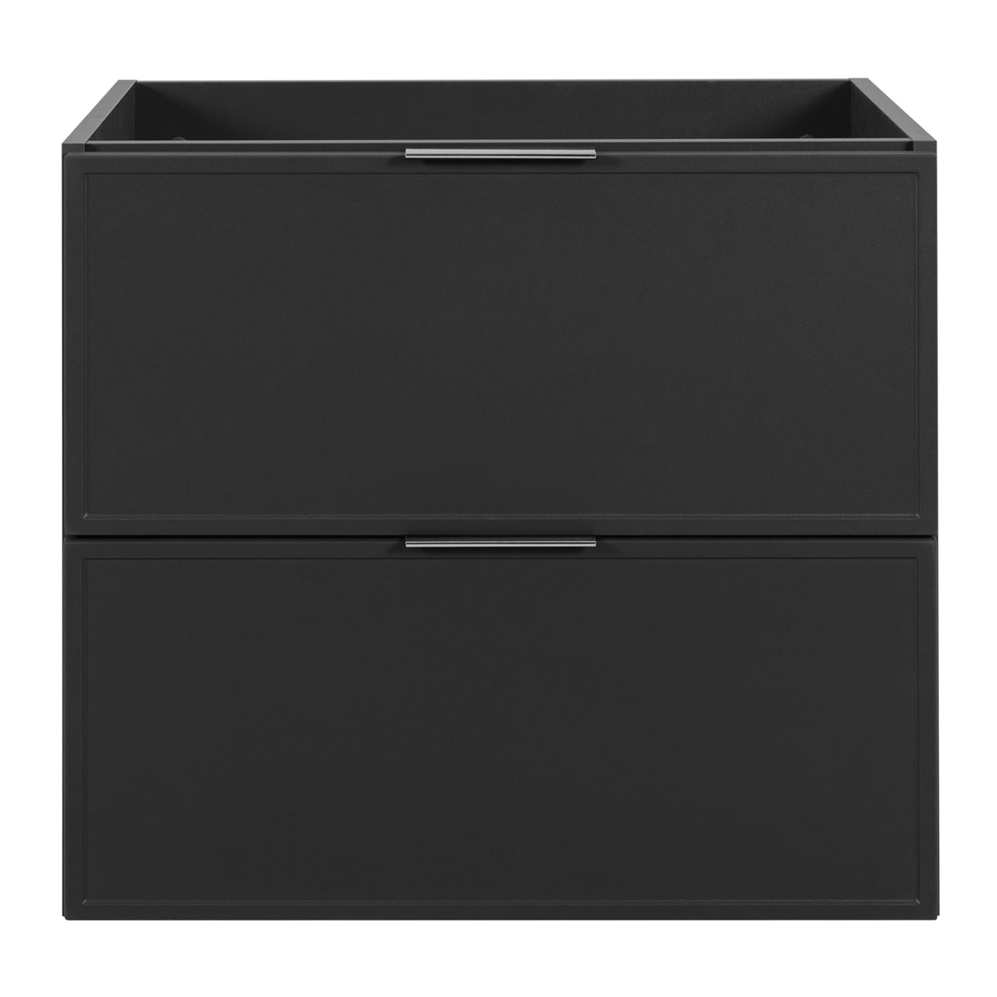 Simple Modern 2 Drawer Bathroom Cabinet Vanity Unit 60cm - Anthracite