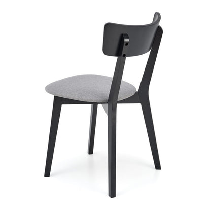 Tor Wooden Chair Retro Scandinavian Style - Black