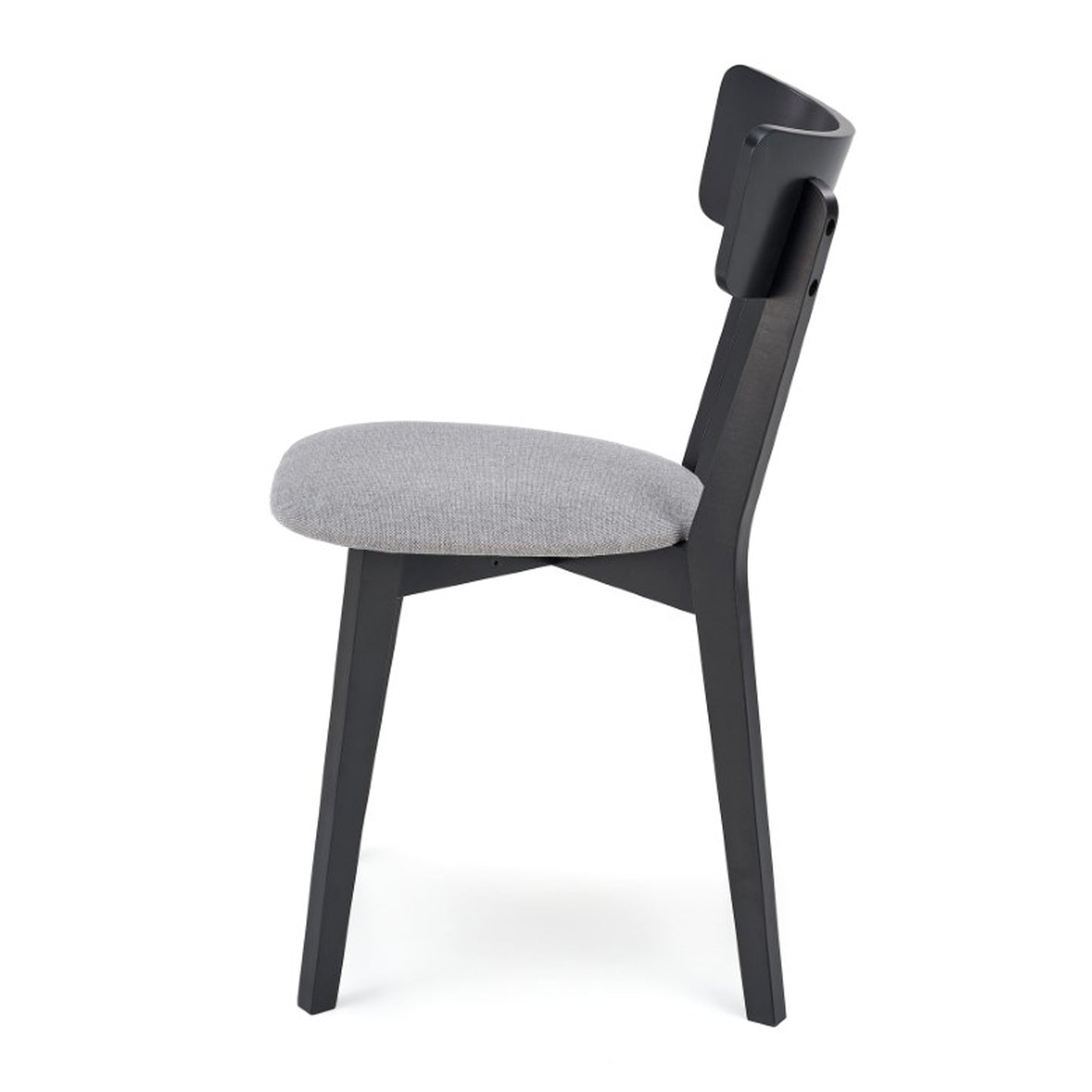 Tor Wooden Chair Retro Scandinavian Style - Black