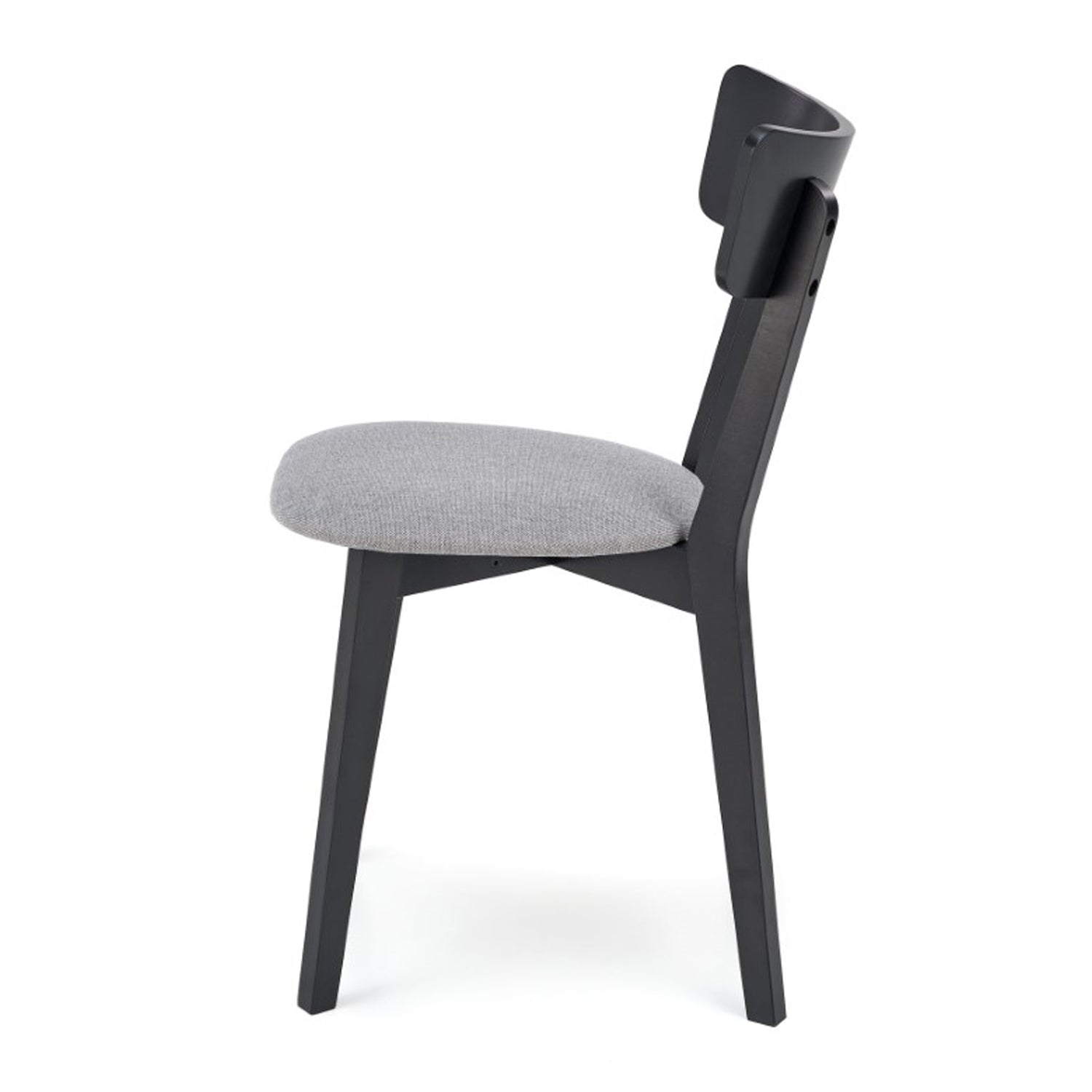 Tor Wooden Chair Retro Scandinavian Style - Black
