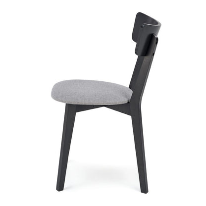 Tor Wooden Chair Retro Scandinavian Style - Black