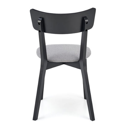 Tor Wooden Chair Retro Scandinavian Style - Black