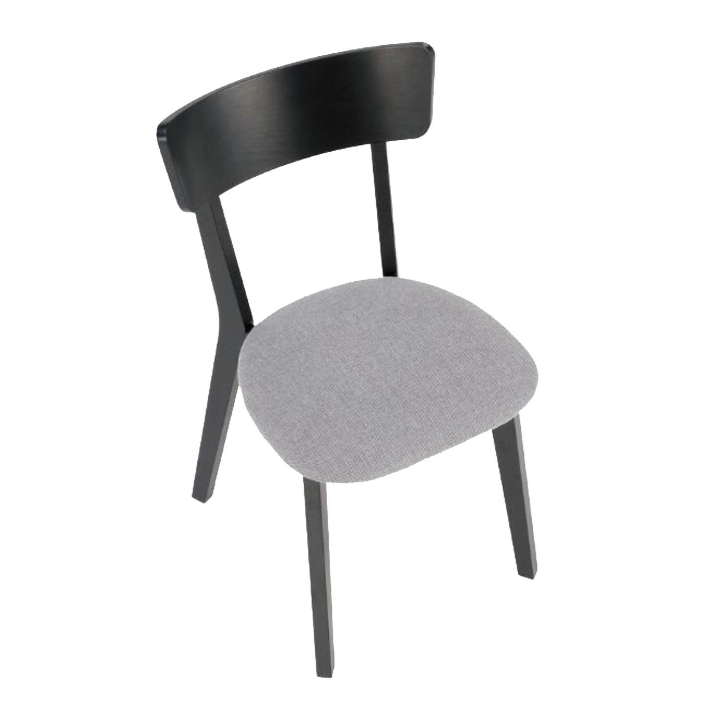 Tor Wooden Chair Retro Scandinavian Style - Black