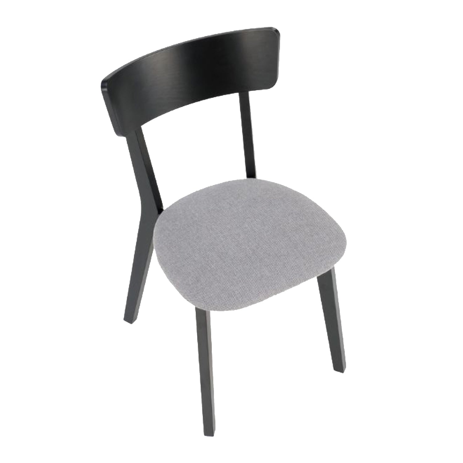 Tor Wooden Chair Retro Scandinavian Style - Black