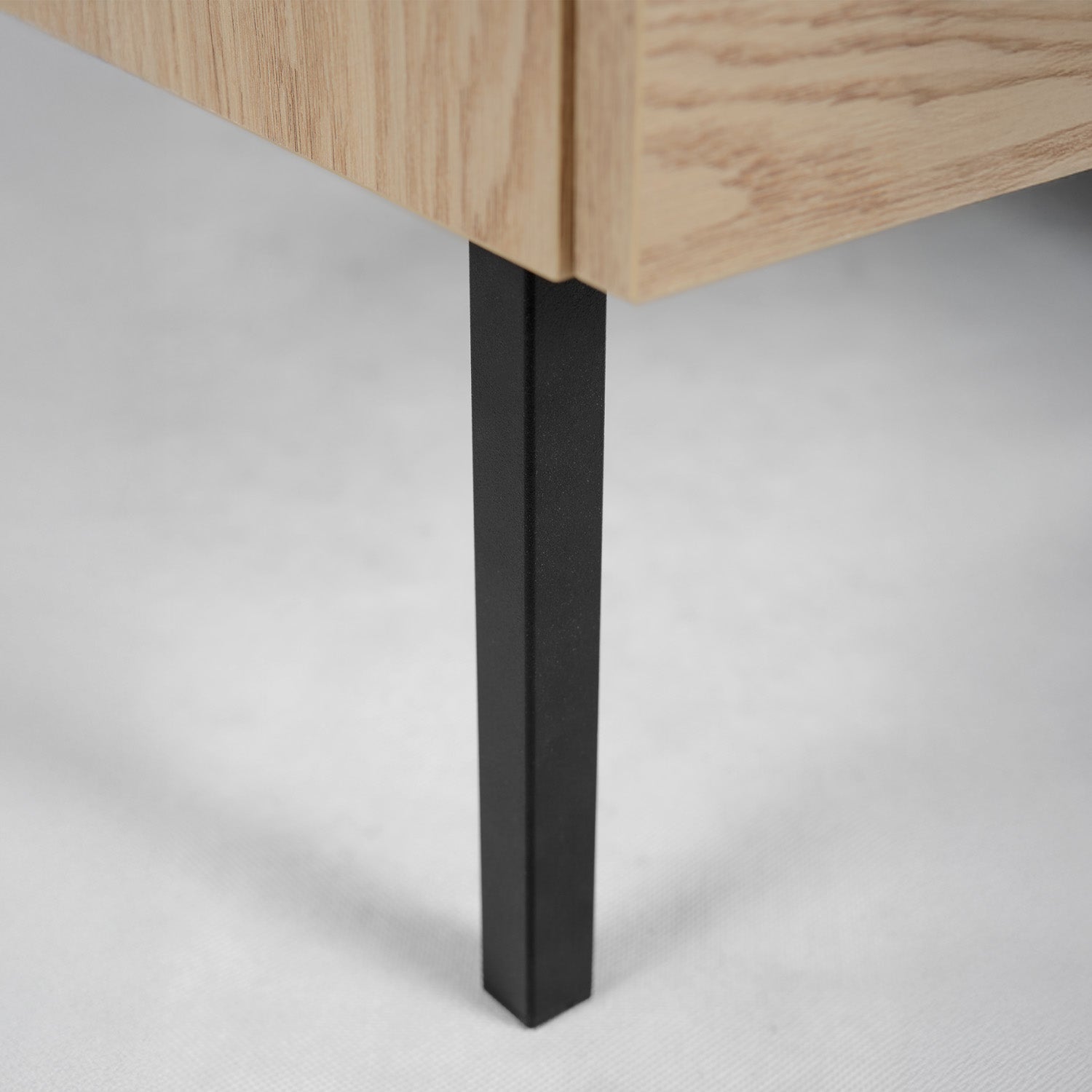 Set of 8 Legs for Bathroom Cabinets 20cm - Black