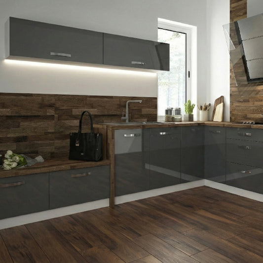 Epona Custom Kitchen Set - Graphite Gloss