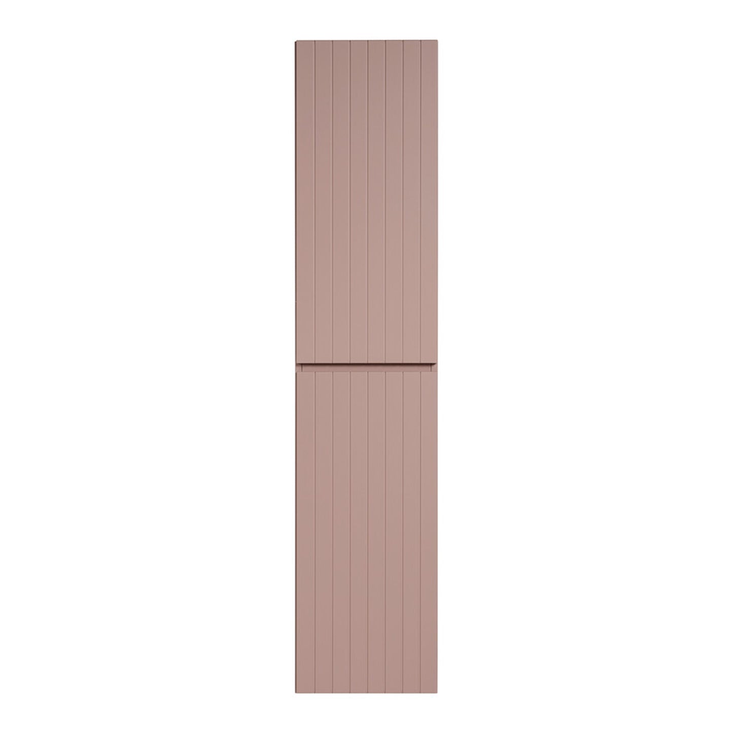 Iconic 2 Door Tall Wall Mounted Bathroom Cabinet - Rose
