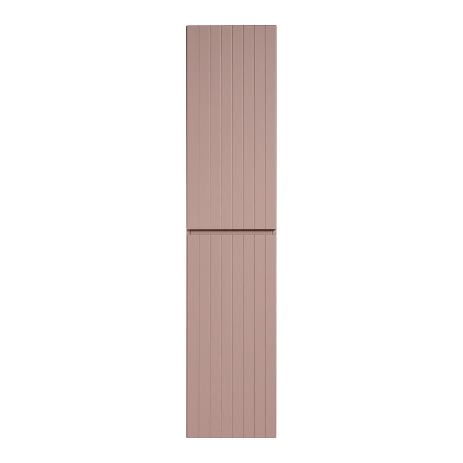 Iconic 2 Door Tall Wall Mounted Bathroom Cabinet - Rose