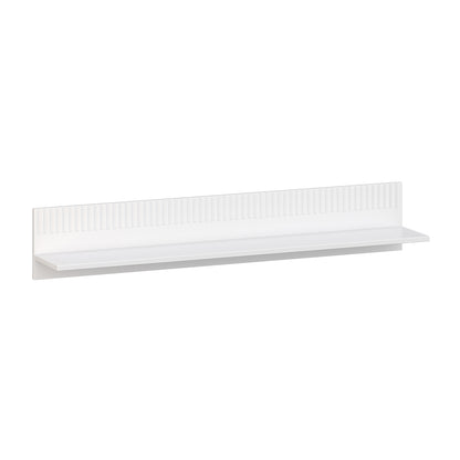 Velutto Shelf Contemporary Style - White / Evoke Oak