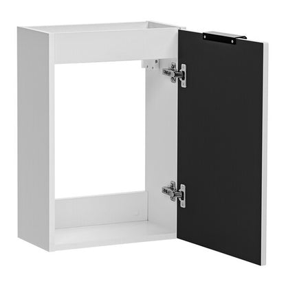 Agis Compact Bathroom Vanity 40cm Cabinet with Basin - White