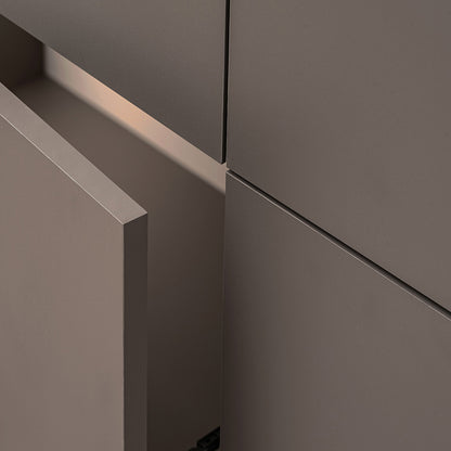 Complex TV Unit with Storage Modern Style - Grey