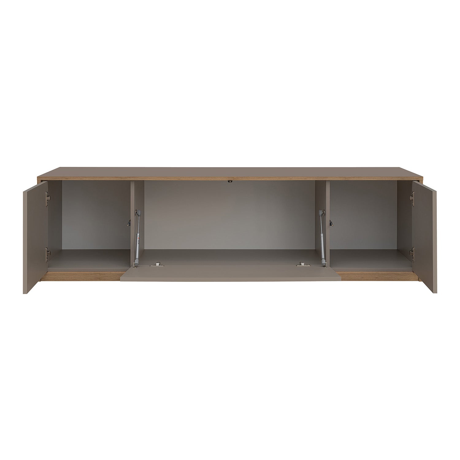 Complex TV Unit with Storage Modern Style - Grey