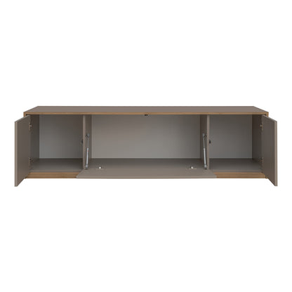 Complex TV Unit with Storage Modern Style - Grey