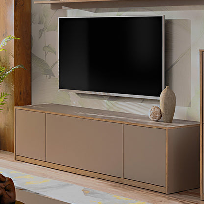Complex TV Unit with Storage Modern Style - Grey