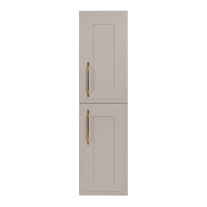 Classic Tall Bathroom 2 Door Wall Cabinet - Cashmere