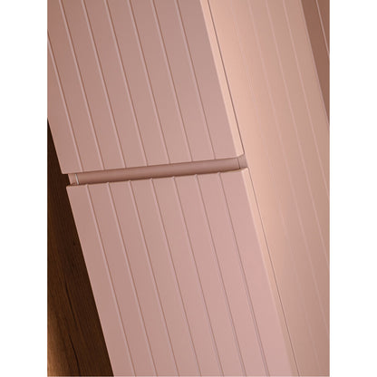 Iconic 2 Door Tall Wall Mounted Bathroom Cabinet - Rose