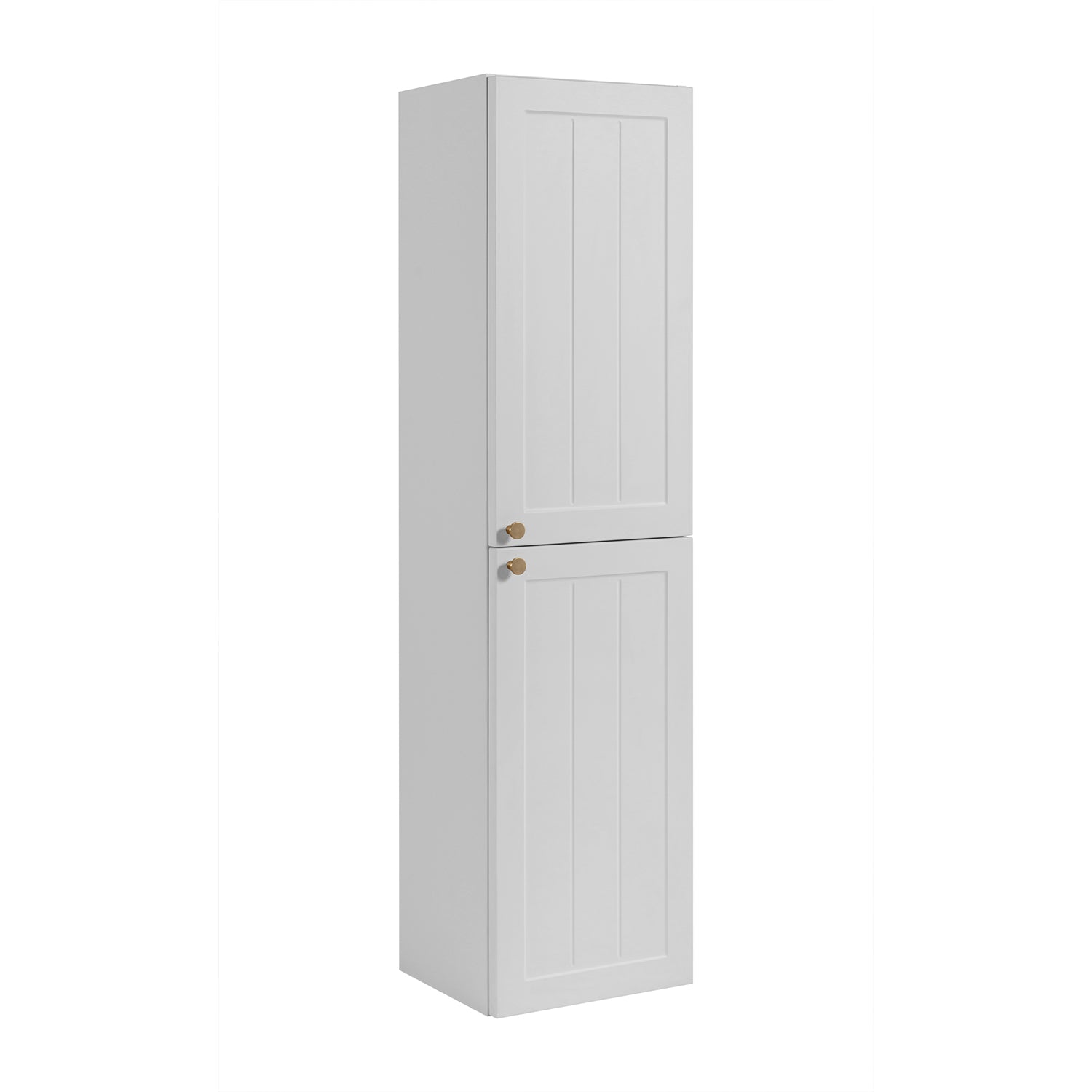 Gusto Scandi Style Tall Bathroom Wall Cabinet - White