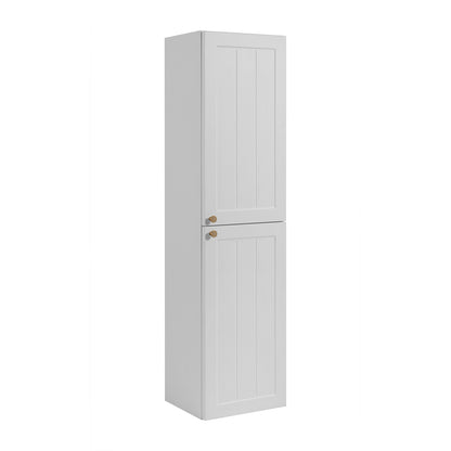 Gusto Scandi Style Tall Bathroom Wall Cabinet - White