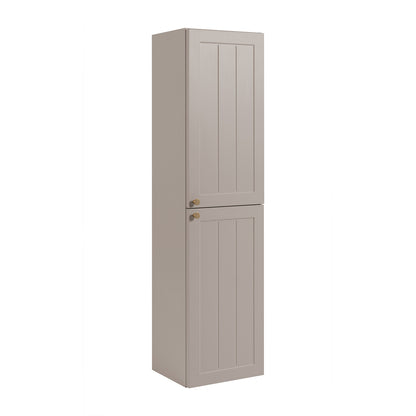 Gusto Scandi Style Bathroom Wall Cabinets Vanity Unit with Worktop Set 35cm & 60cm - Cashmere