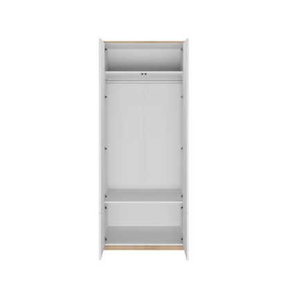 Complex 4 Door Wardrobe Modern Style - White