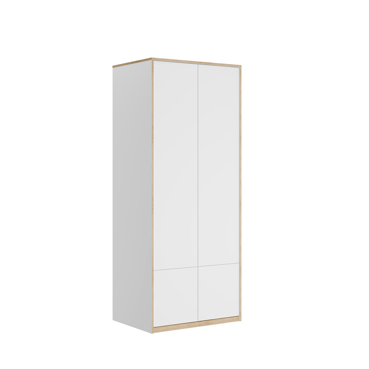 Complex 4 Door Wardrobe Modern Style - White