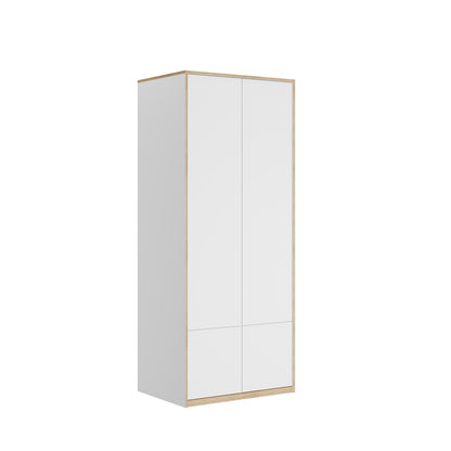 Complex 4 Door Wardrobe Modern Style - White