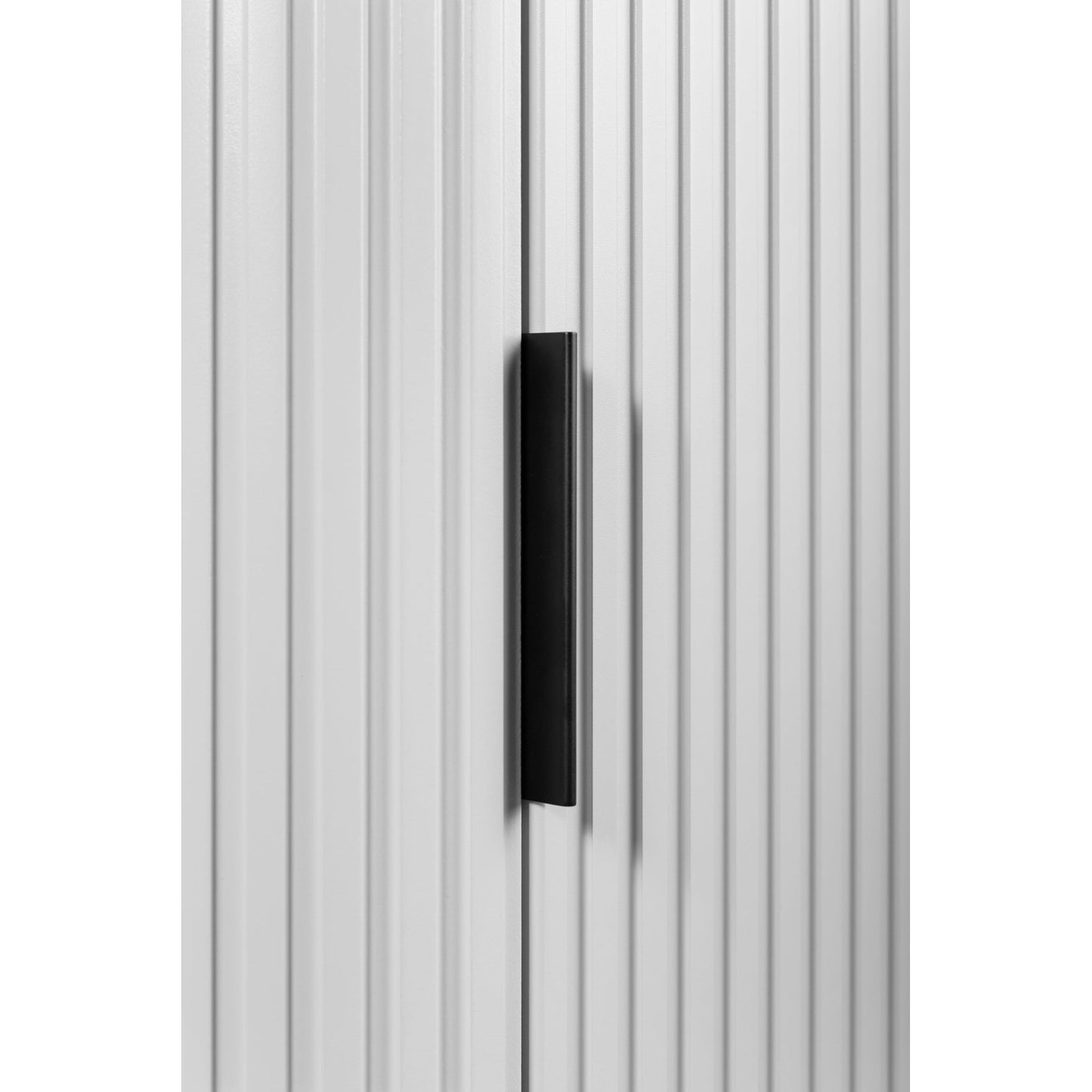 Elegance Glamour Style Tall Bathroom Wall Cabinet - White