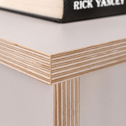 Complex 4 Door Wardrobe Modern Style - White