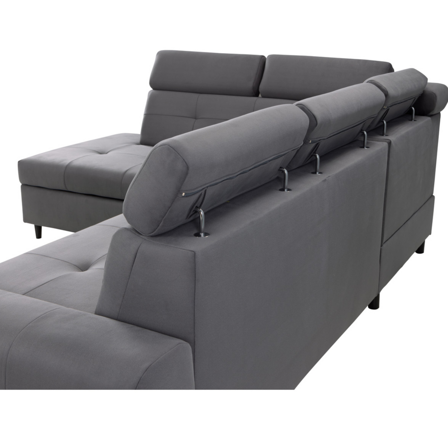 Matras Corner Sofa Bed with Storage- Dark Grey