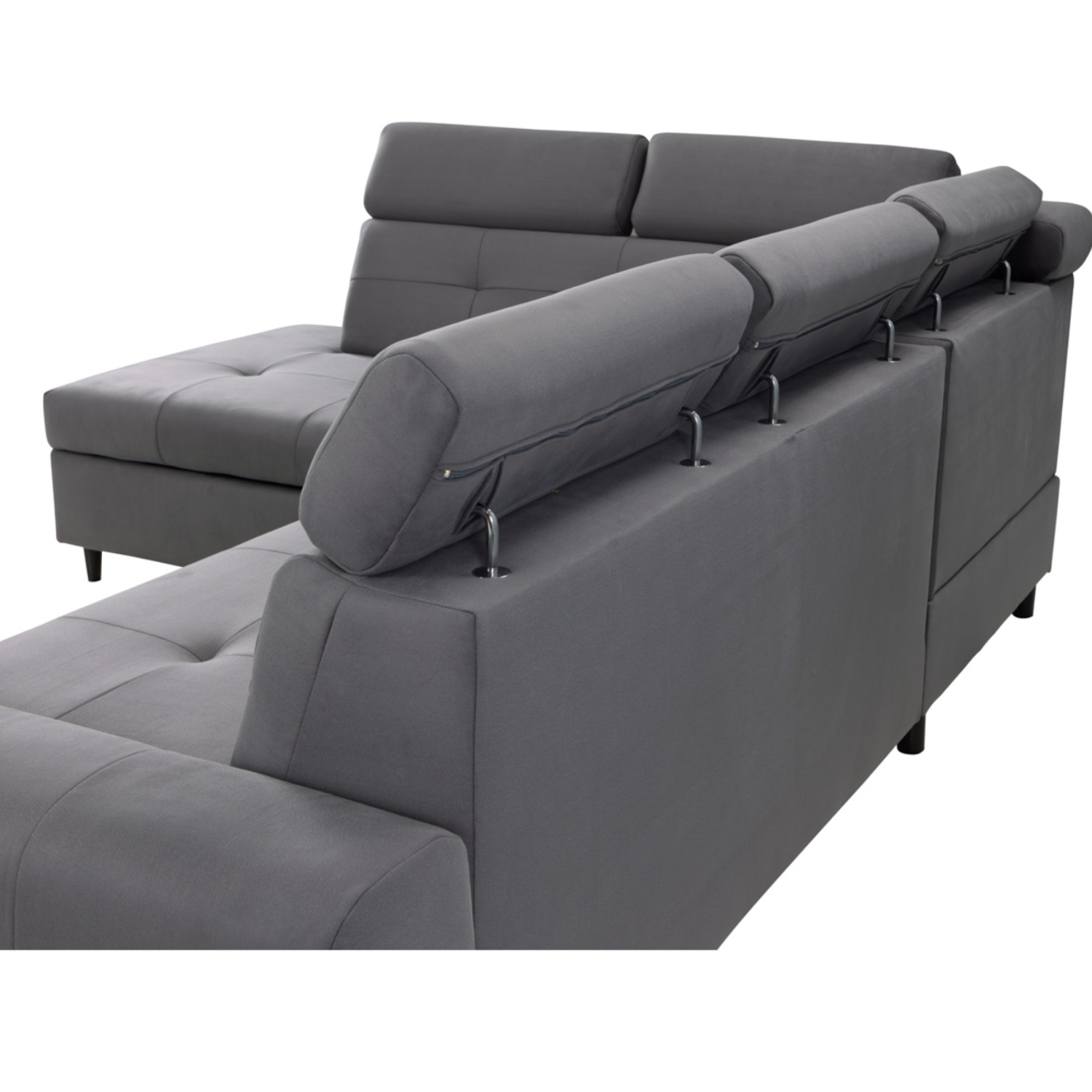 Matras Corner Sofa Bed with Storage- Dark Grey
