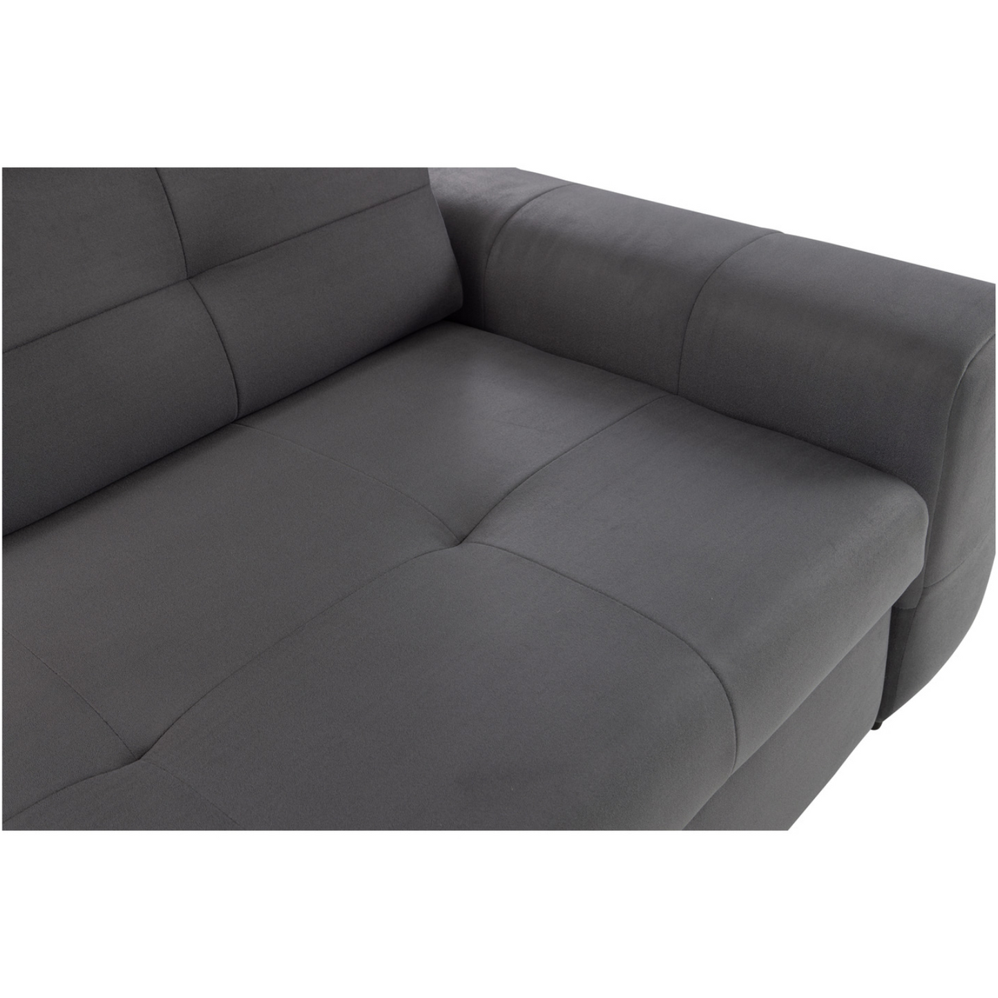 Matras Corner Sofa Bed with Storage- Dark Grey