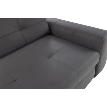 Matras Corner Sofa Bed with Storage- Dark Grey