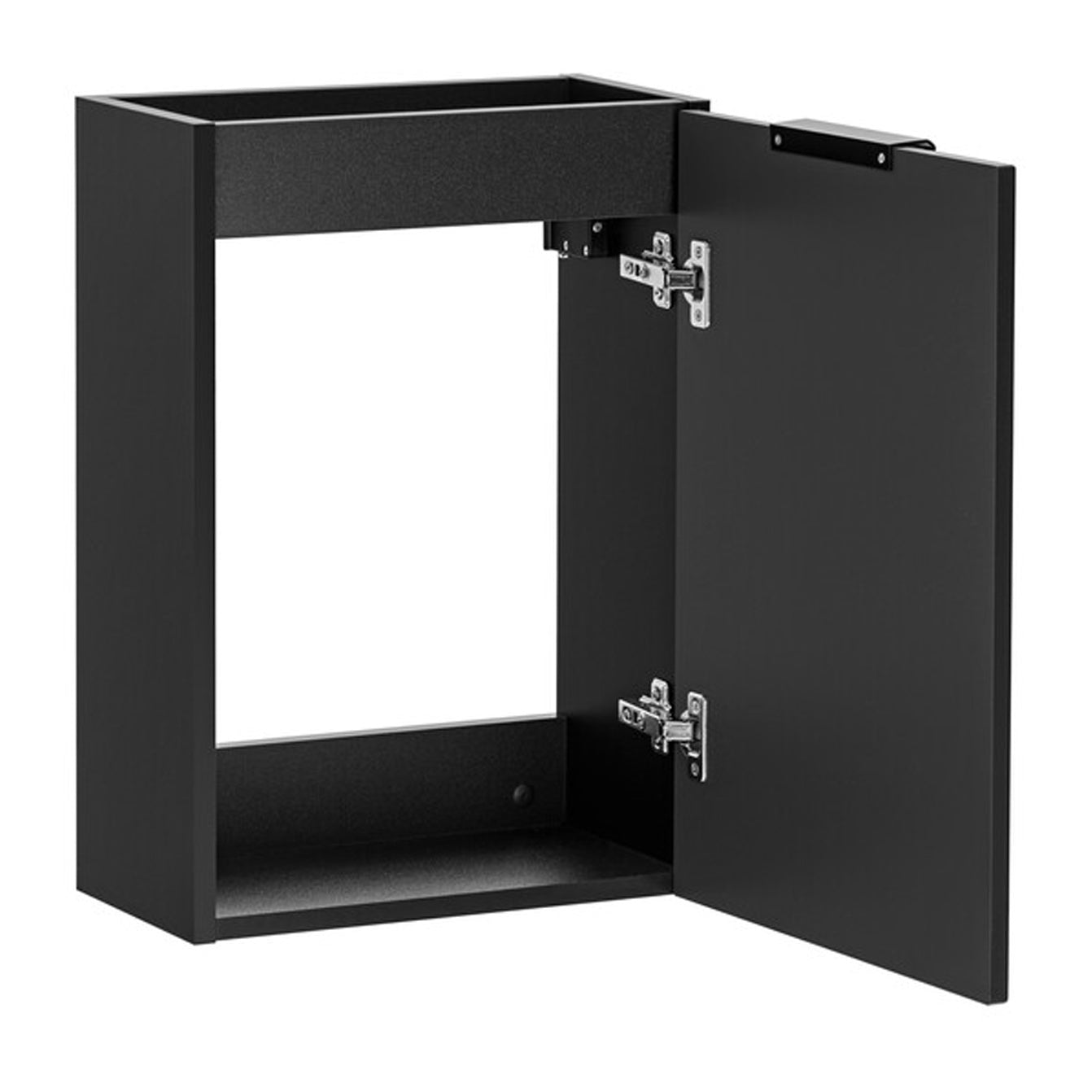 Agis Compact Bathroom Vanity 40cm Cabinet with Basin - Black